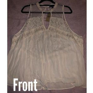 American Eagle Outfitters keyhole lace top